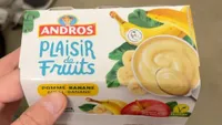 Plaisir de fruits pomme banane