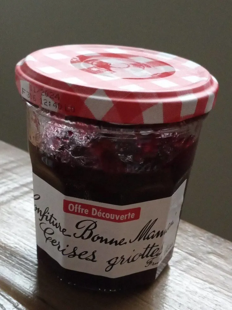 Confiture de cerises griottes