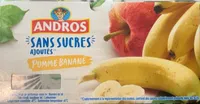 Compotes sans sucres ajoutés pomme banane