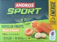 Pâtes de fruits abricot et banane