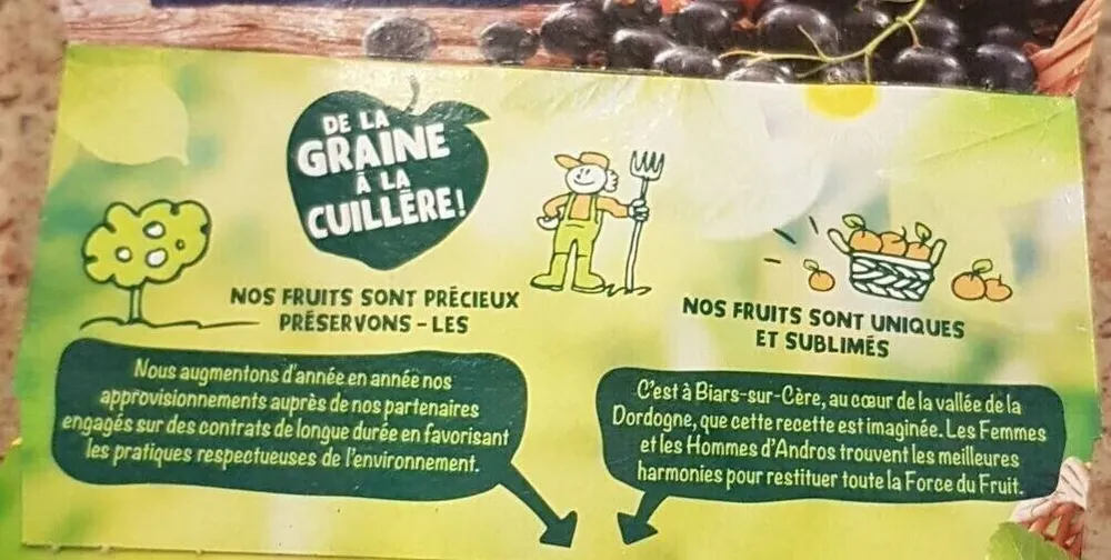 Dessert fruitier pomme cassis