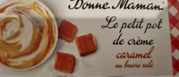 Petit pot de crème caramel  au beurre sale