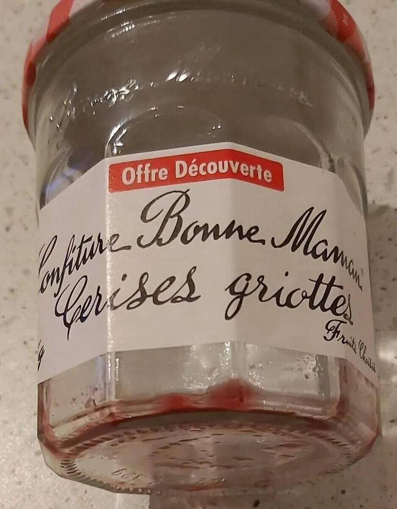 Confiture cerises griottes