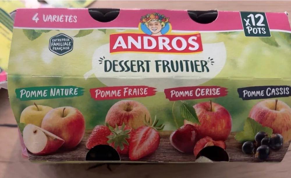 Compote dessert fruitier