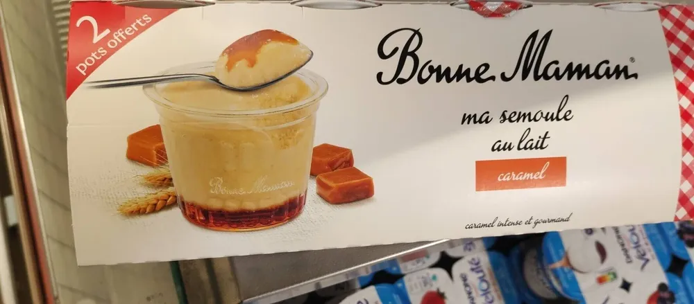 Ma semoule au lait caramel