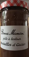 Pâte à tartiner noisettes et cacao