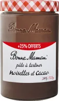 Bonne maman pate a tartiner noisettes et cacao