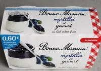Myrtilles et yaourt