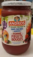 Dessert fruitier Pommes fruits rouges