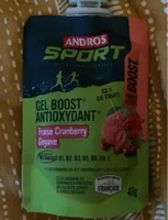Gel Boost Antioxydant Fraise Cranberry Goyave