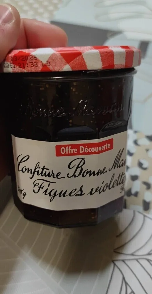 Confiture bonne maman figues violettes