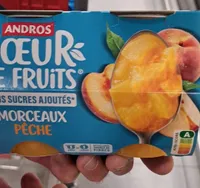 CŒUR DE FRUITS MORCEAUX PÊCHE