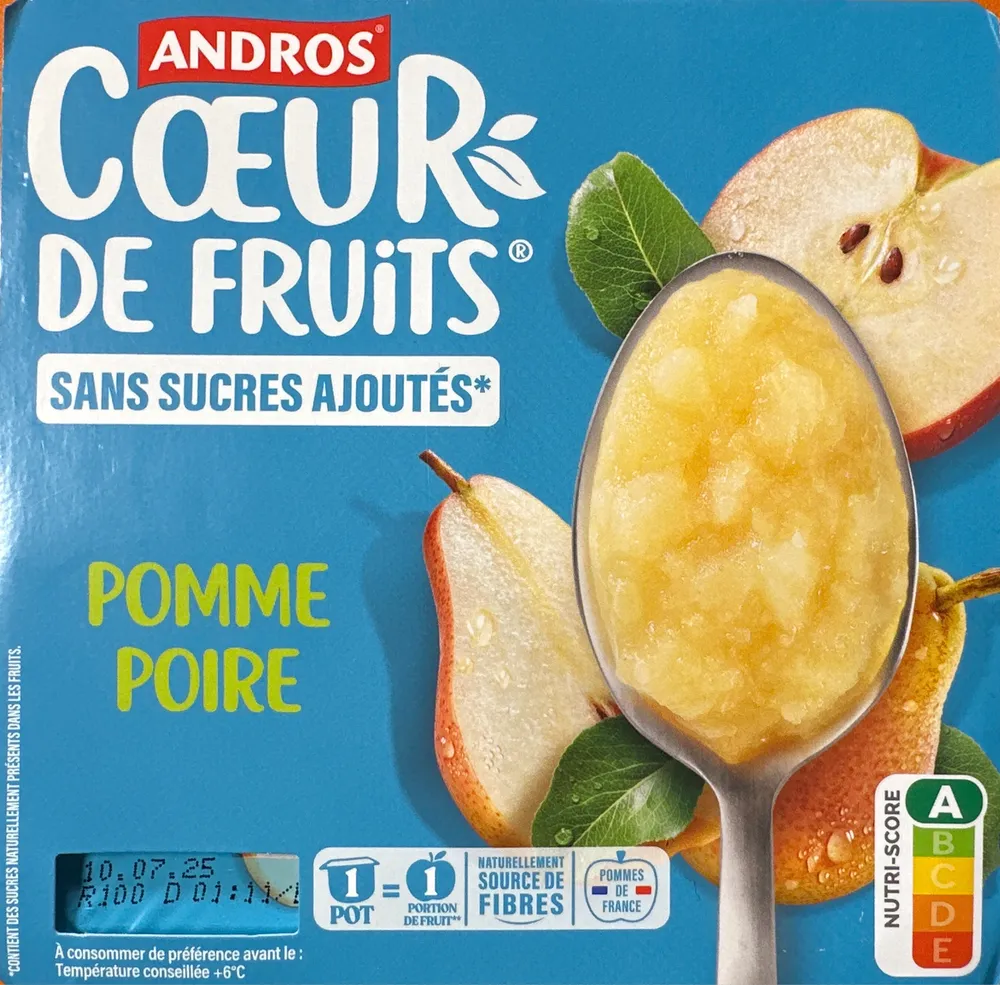 Cœur de fruits Pomme Poire