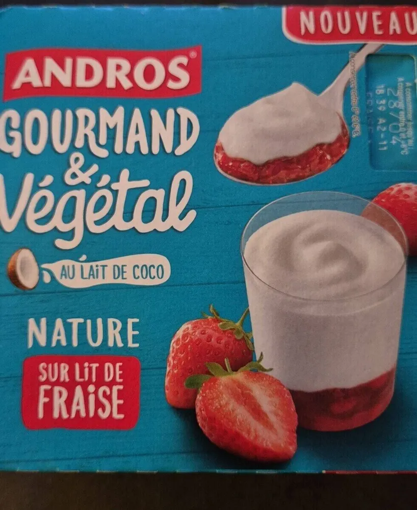 Gourmand & Végétal nature sur lit de Fraise