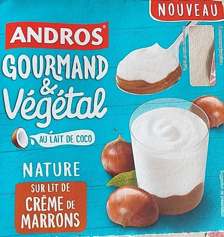 Gourmand & Végétal Nature sur Lit de Crème de Marrons