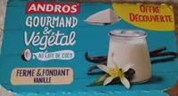 GOURMAND & VÉGÉTAL AU LAIT DE COCO FERME & FONDANT VANILLE