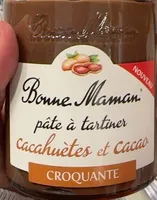 Pâte à tartiner cacahuètes et cacao croquante