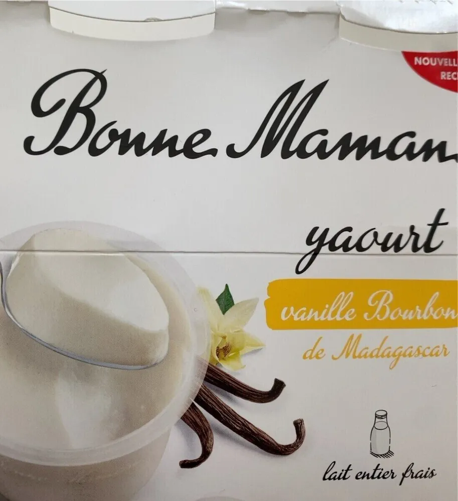 Yaourt vanille bourbon