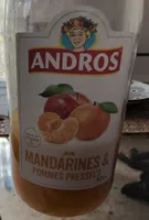 Mandarine et pommes pressées
