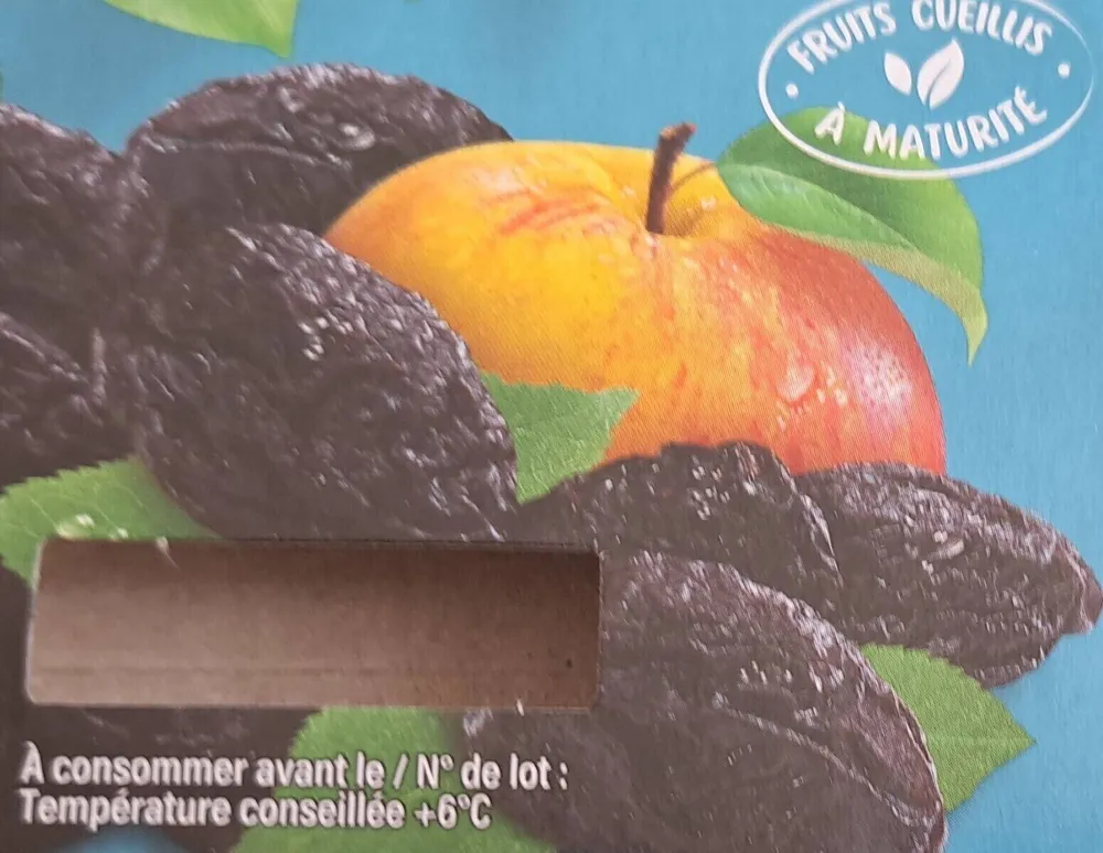 Cœur de fruits pomme pruneaux sans sucre ajoutés