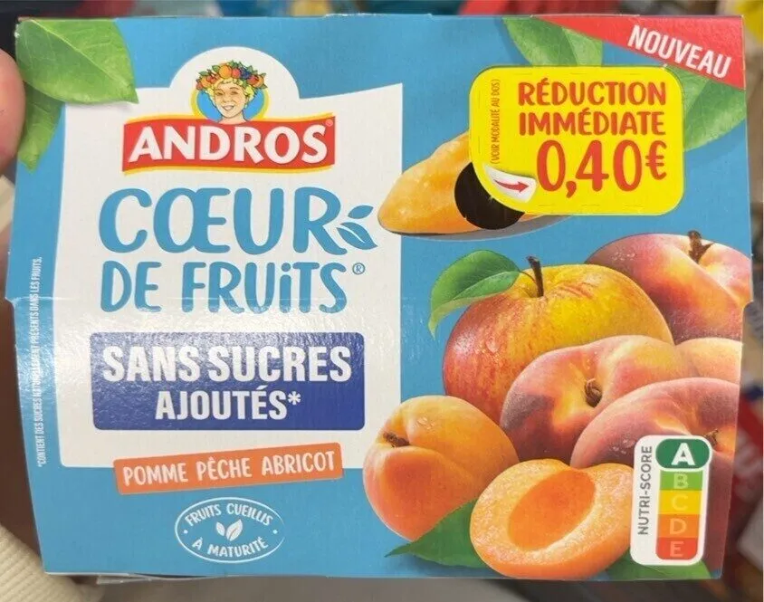 Compote pêche abricot andros