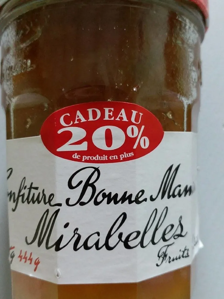Confiture de mirabelles