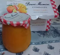 Compotée mangue et pêche