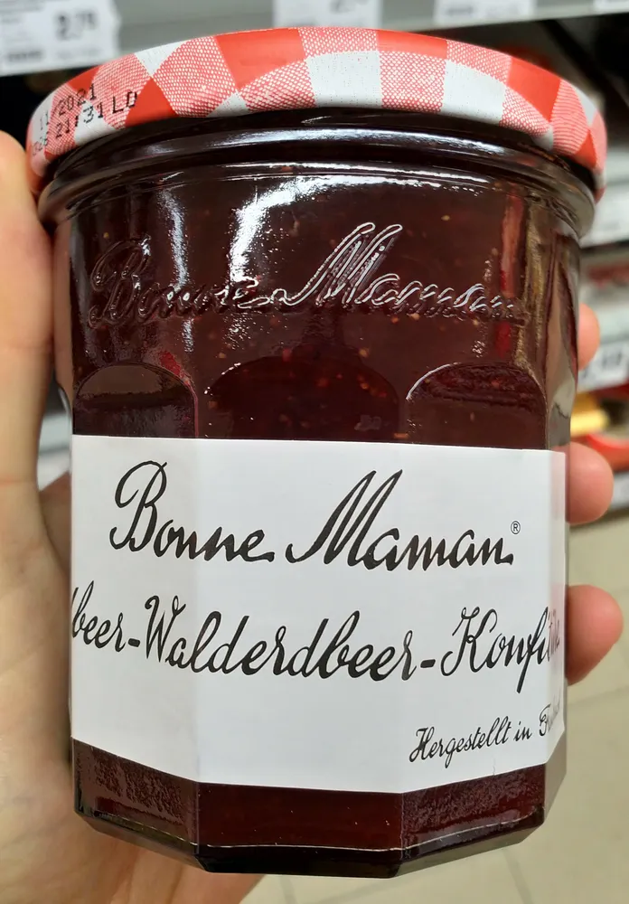 Marmelade Erdbeer-Walderdbeer-Konfitüre Extra