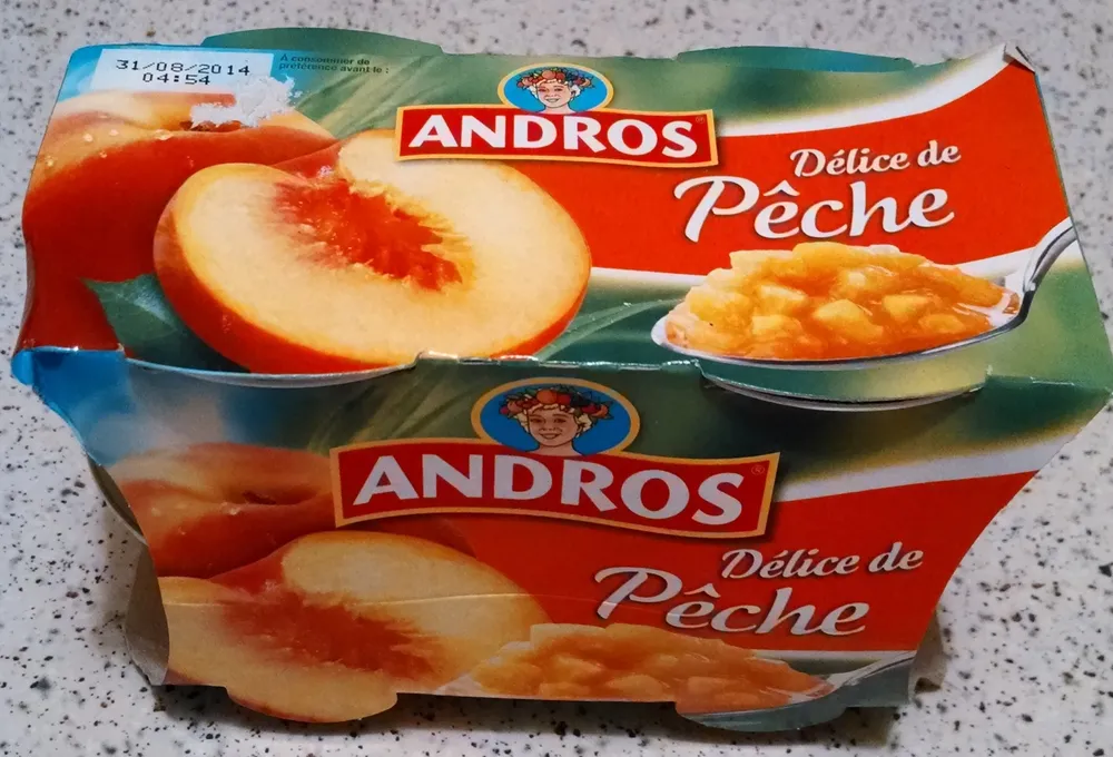 Délice en morceaux Pêche