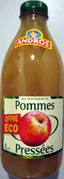 Jus pasteurisé de Pommes pressées Andros