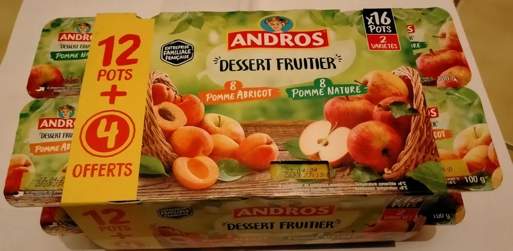 Compote Pomme nature abricot