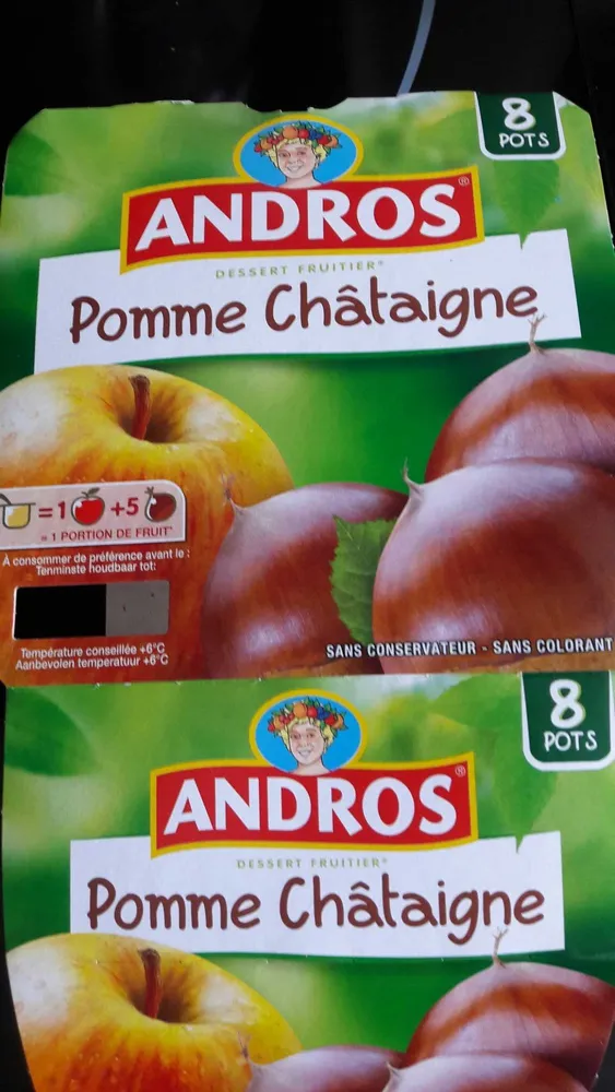 Dessert fruitier - Pomme Châtaigne
