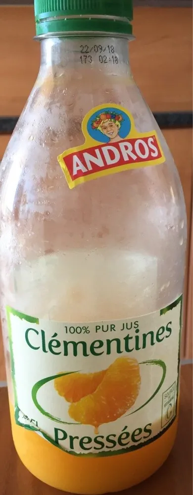 100% pur jus de Clémentines pressées