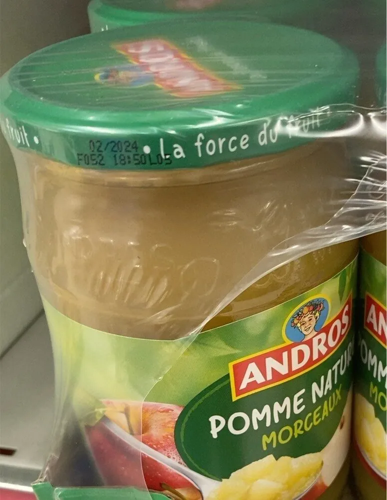 Compote de pommes morceaux