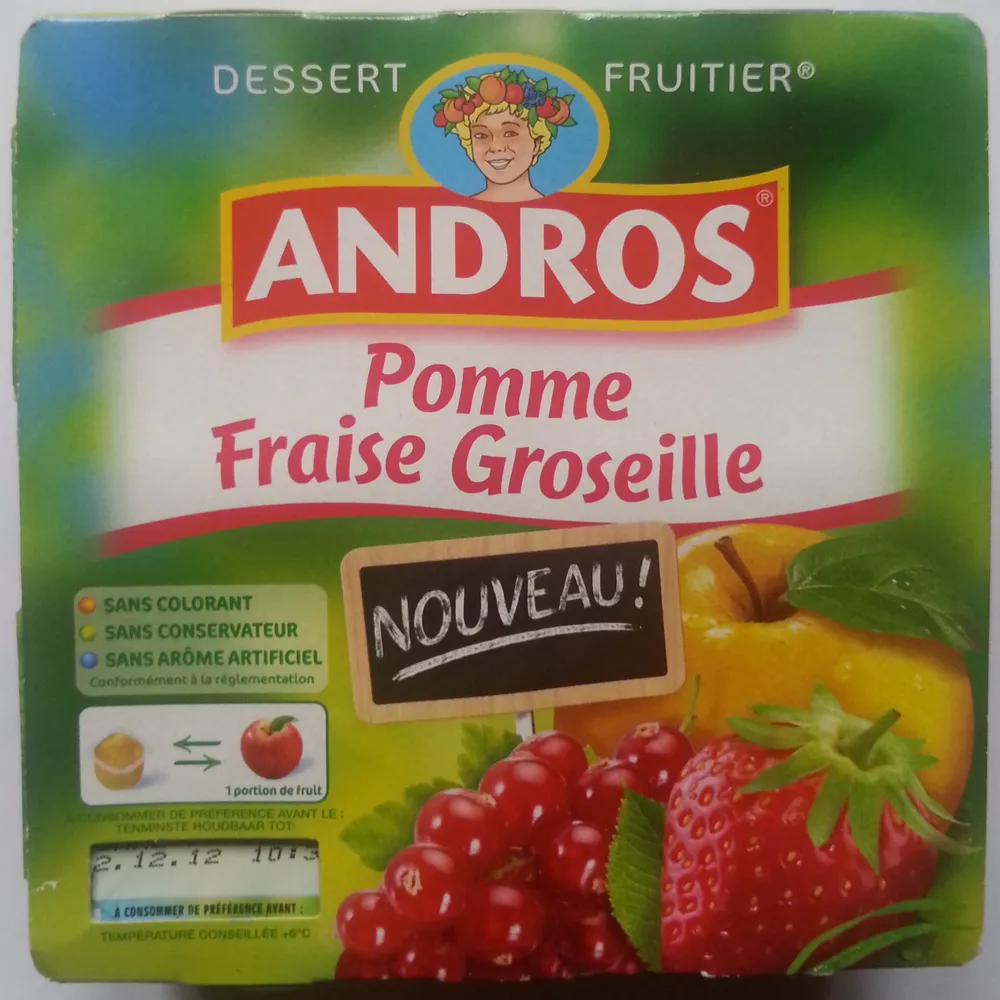 Pomme Fraise Groseille