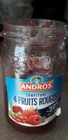 Confiture allégée 4 fruits rouges