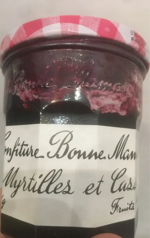 Confiture Myrtilles et Cassis