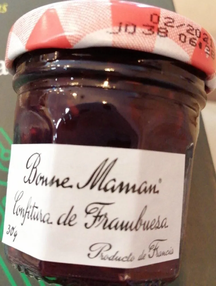 Confitura de frambuesa
