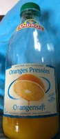Andros jus d'oranges pressées sans pulpe