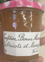 Confiture Bonne Maman aux Abricots et Mangues
