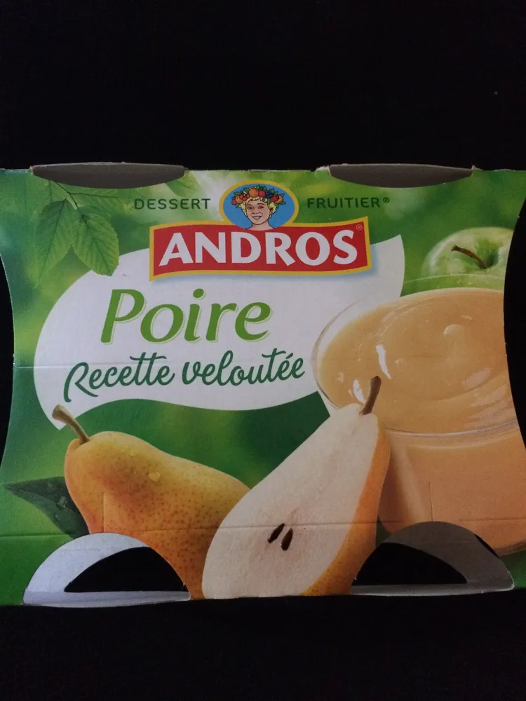 Dessert fruitier poire recette veloutée