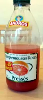 100 % pur jus pasteurisé de pamplemousses roses pressés