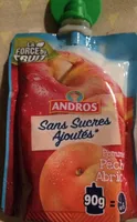 Compote Pocket sans Sucre Ajoutés Pomme Pêche Abricot