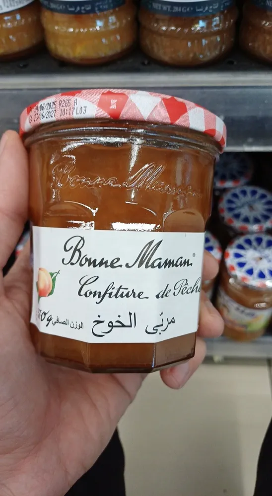 Confiture bonne maman pêches