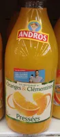 Jus d'orange et clémentines pressées