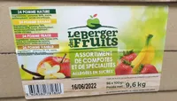 assortiment de compotes et de spécialités