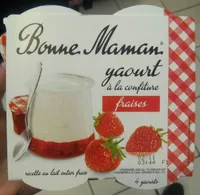 Yaourt a la confiture (fraises)