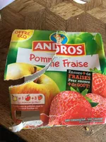 Dessert pomme fraise