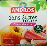 Pomme Rhubarbe sans sucres ajoutés