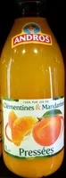 100% pur jus de clémentines & mandarines pressées